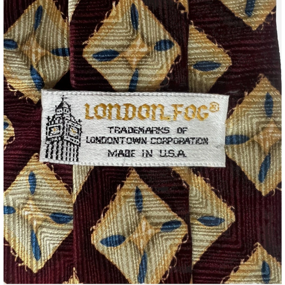 Lot of 2 VTG 100% Silk Ties Made in USA London Fog & Bert Pulitzer 4x57 Classic - Picture 4 of 4